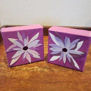 Floral art blocks by Jacy Design